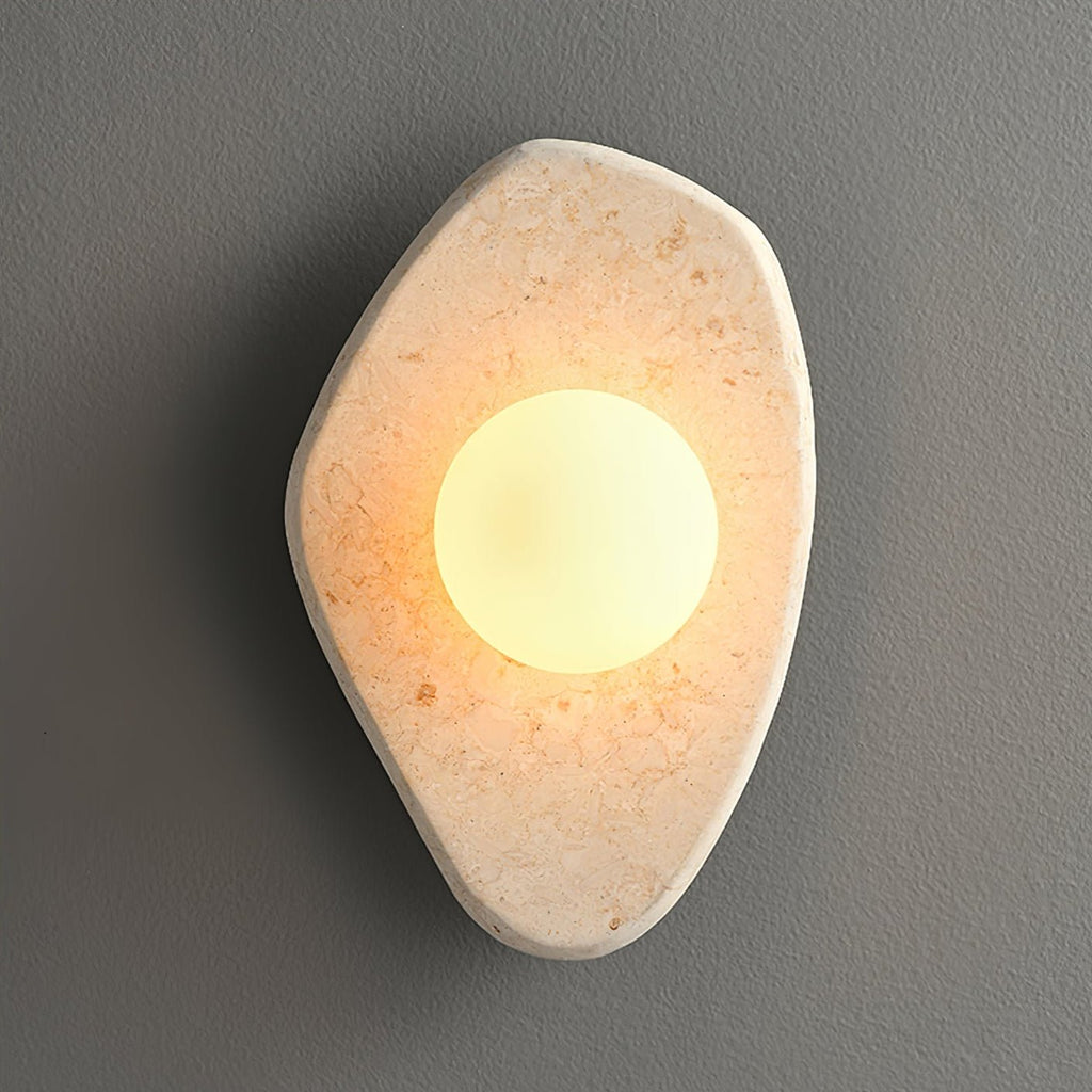Pebble Applique Murale Rustique en Marbre - Neutralighting