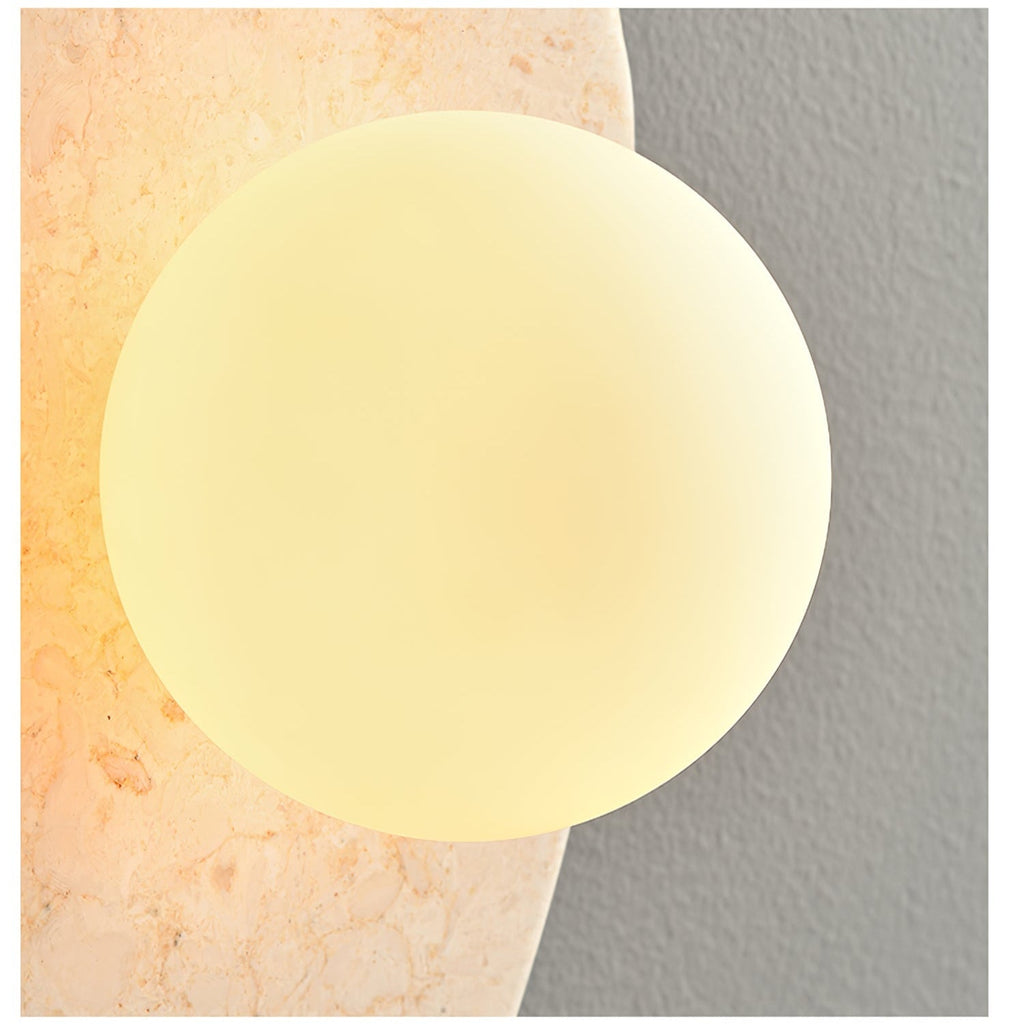 Pebble Applique Murale Rustique en Marbre - Neutralighting
