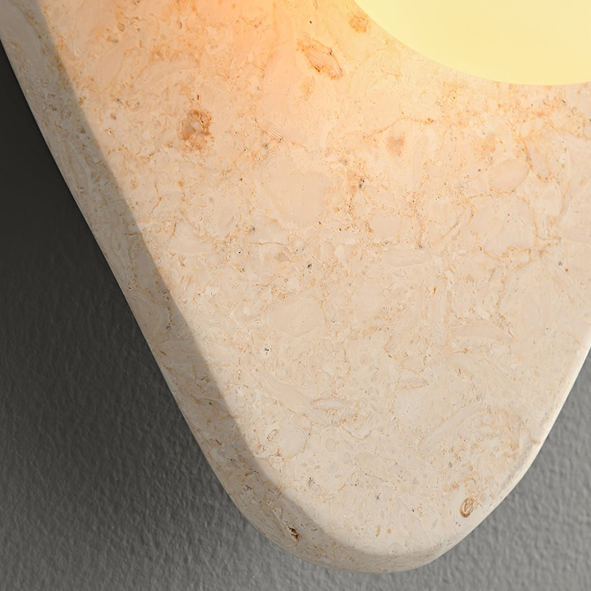 Pebble Applique Murale Rustique en Marbre - Neutralighting