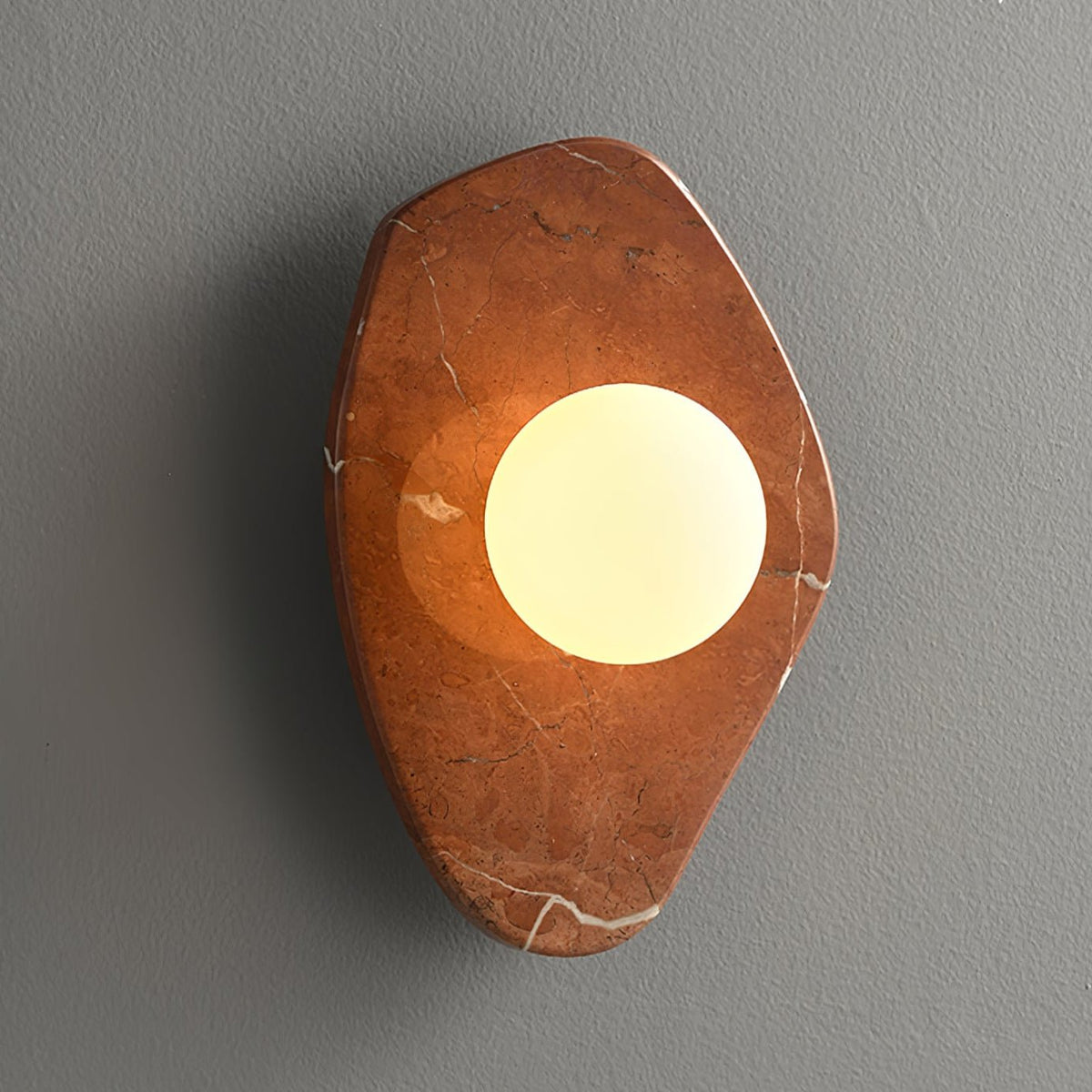 Pebble Applique Murale Rustique en Marbre - Neutralighting