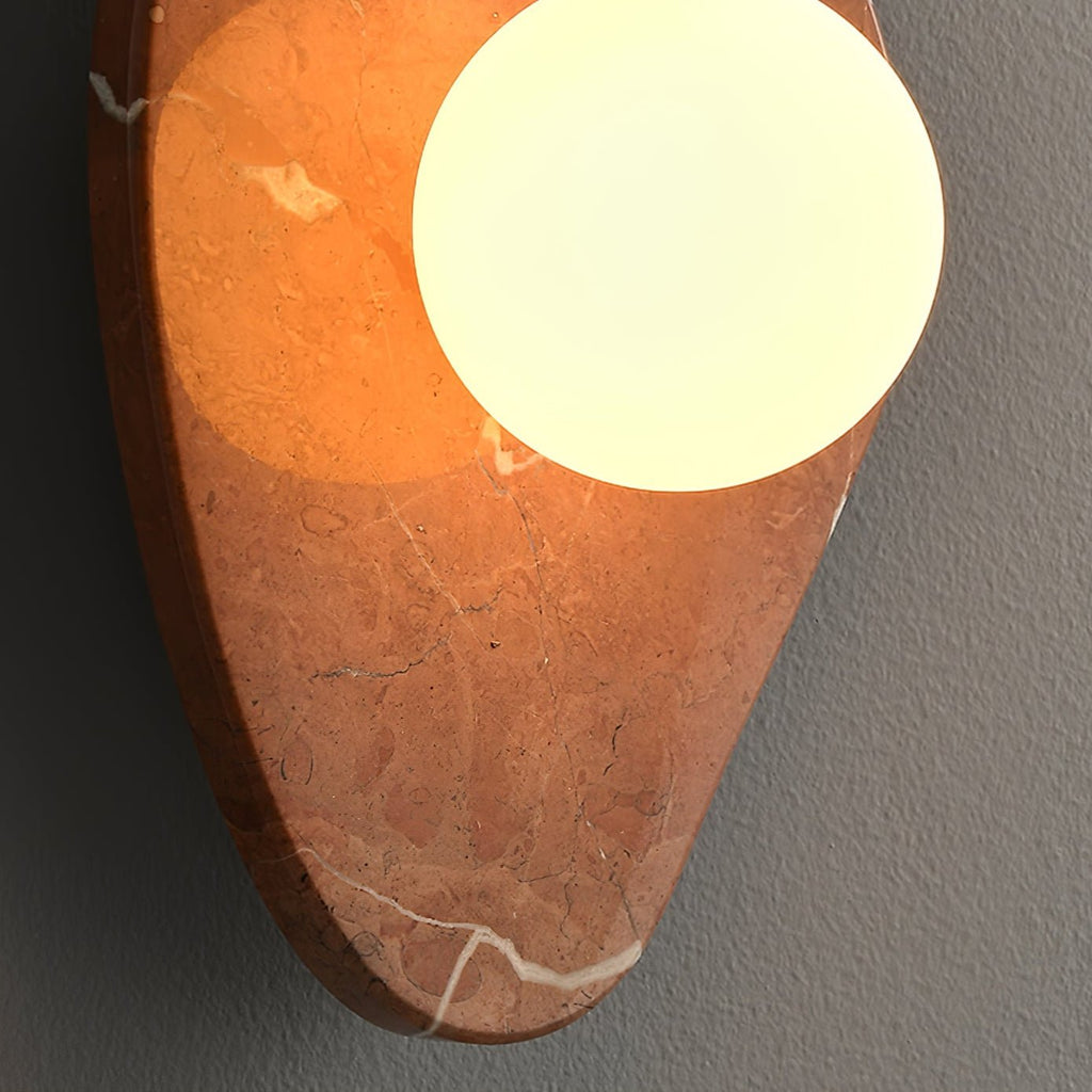 Pebble Applique Murale Rustique en Marbre - Neutralighting
