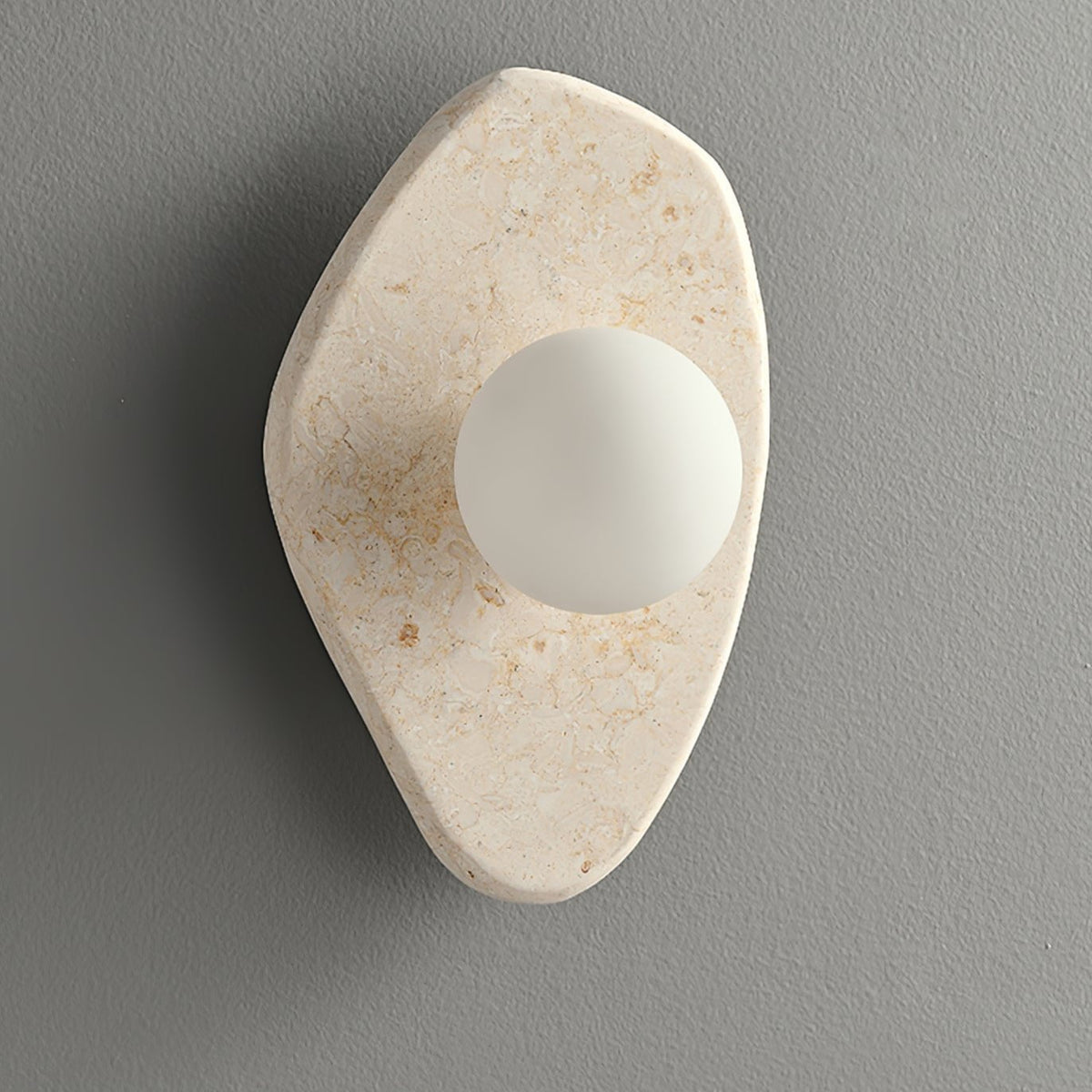 Pebble Applique Murale Rustique en Marbre - Neutralighting