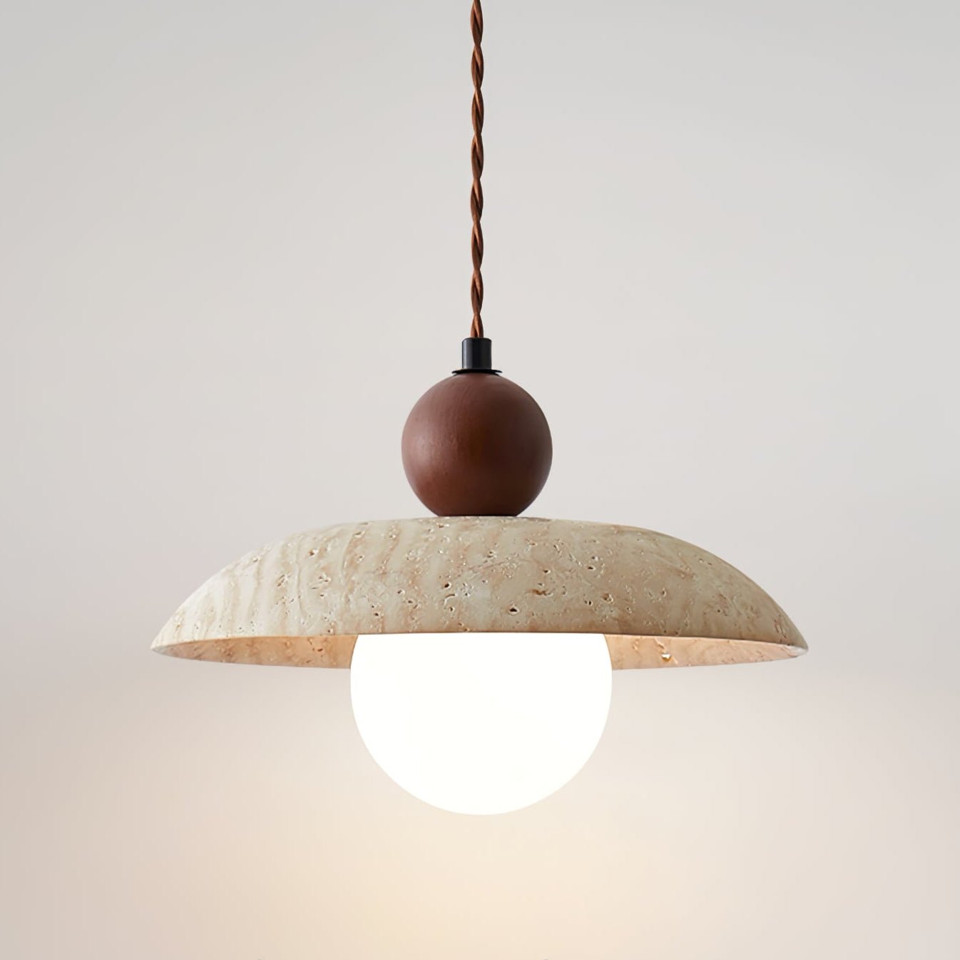 Suspension Travertin Soleil - Neutralighting
