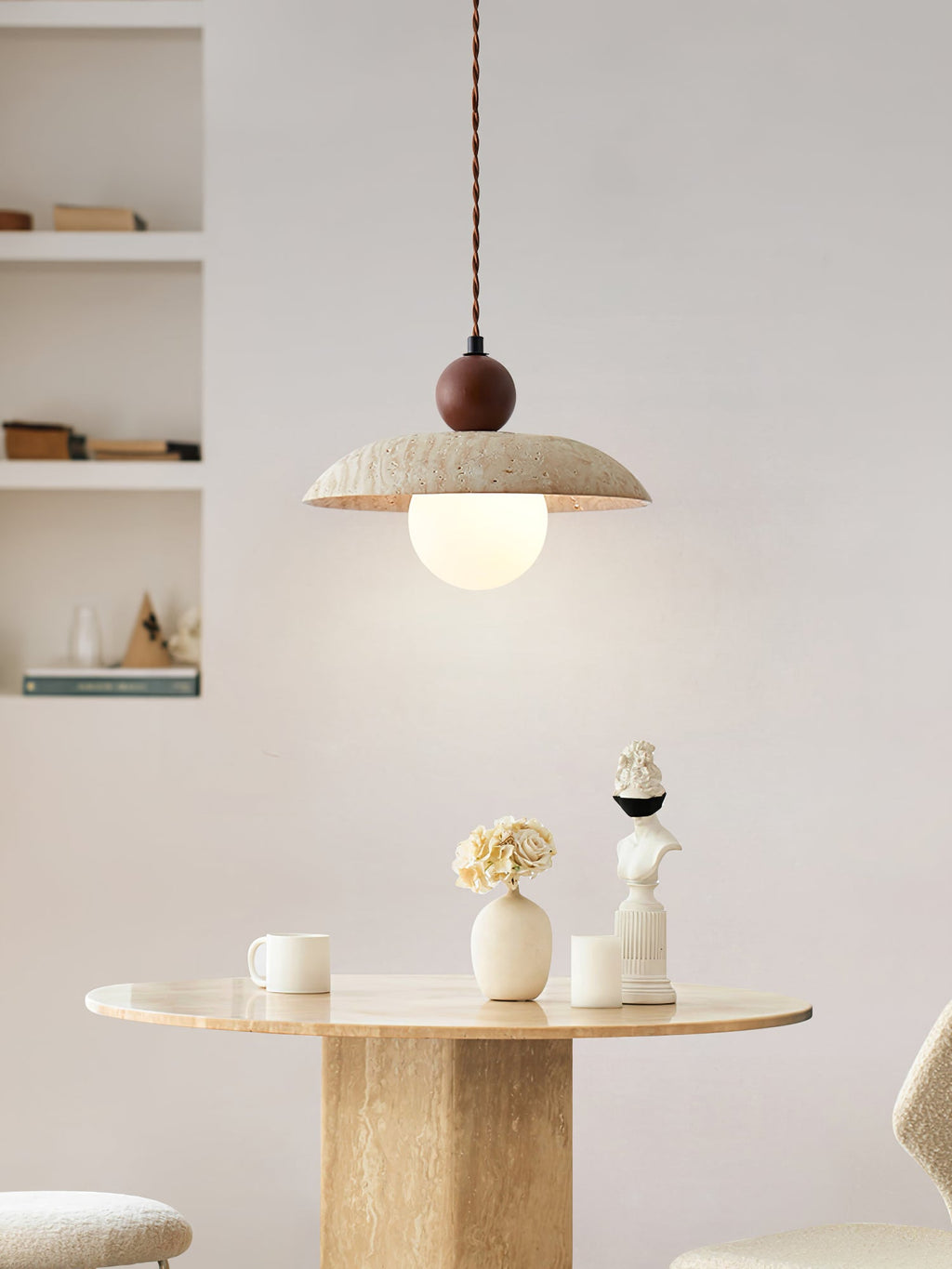 Suspension Travertin Soleil - Neutralighting