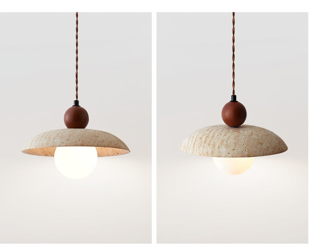 Suspension Travertin Soleil - Neutralighting
