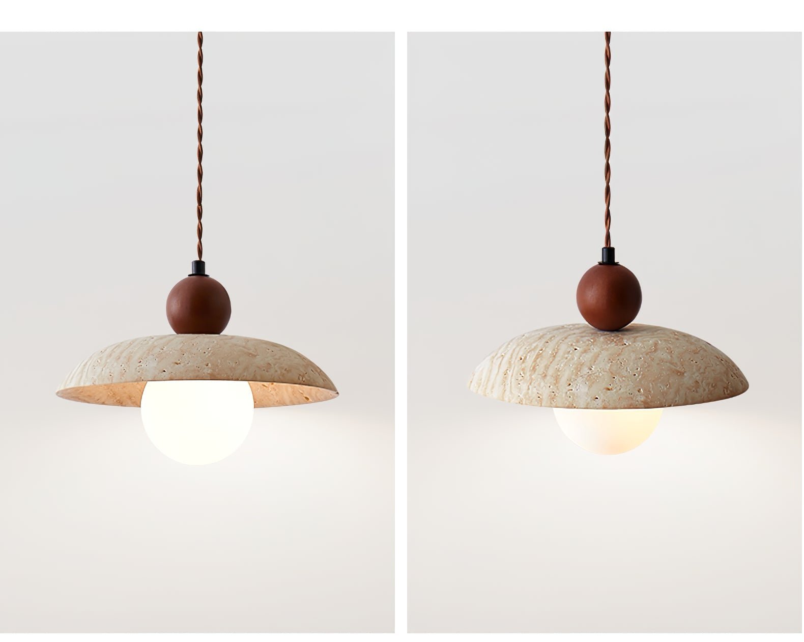 Suspension Travertin Soleil - Neutralighting
