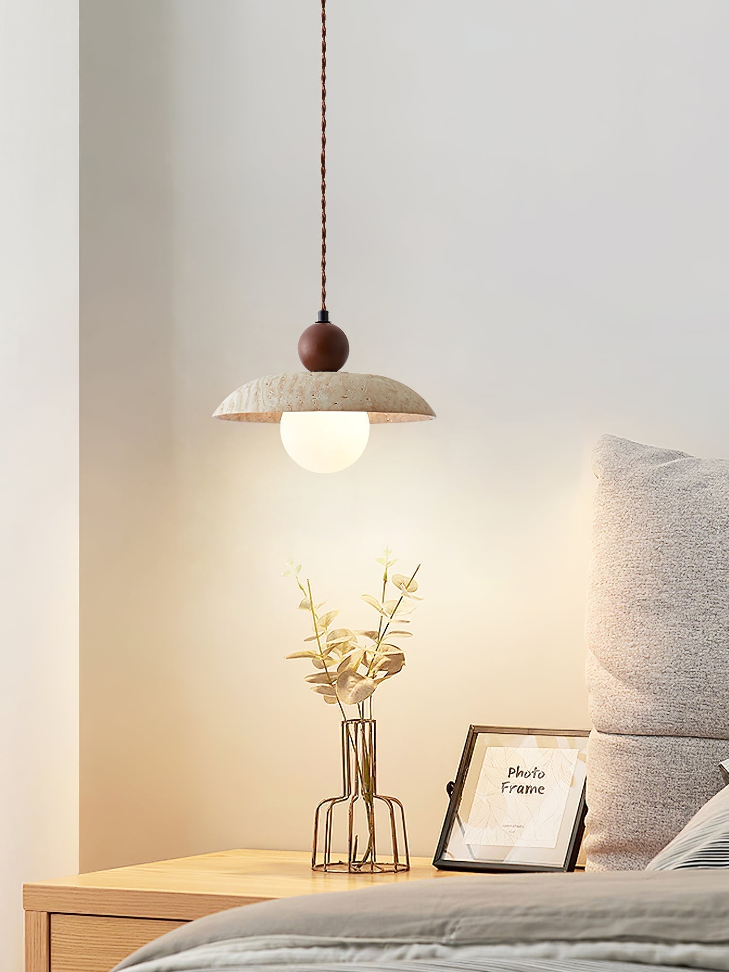 Suspension Travertin Soleil - Neutralighting