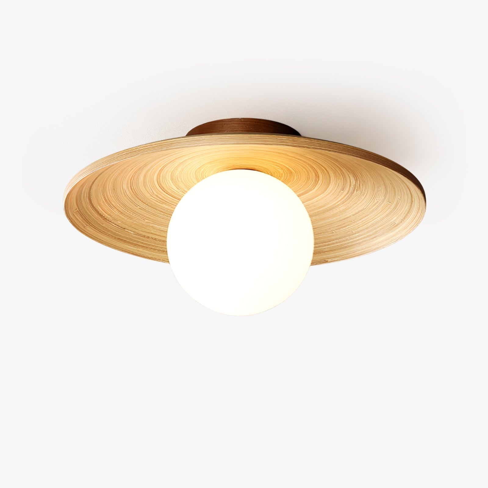 Lustra Plafonnier Soluna Bois Orbital - Neutralighting