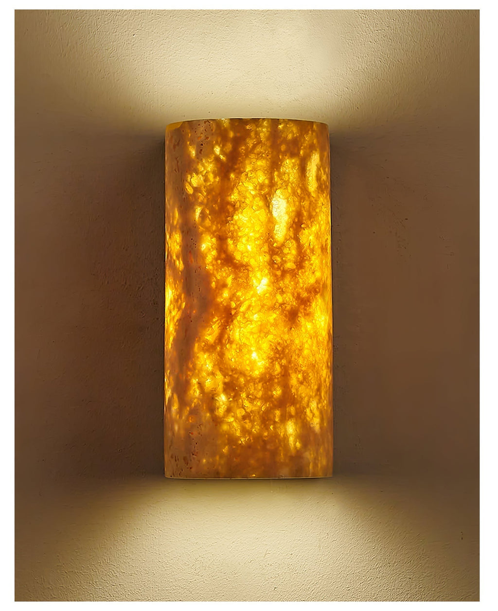 Sysilion Applique Murale Industrielle en Travertin - Neutralighting
