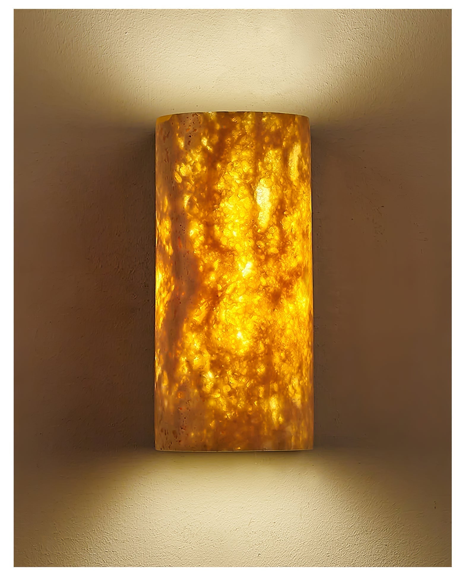 Sysilion Applique Murale Industrielle en Travertin - Neutralighting