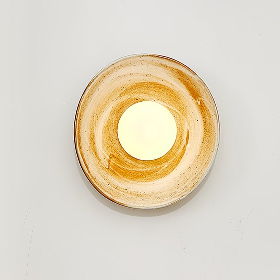 Solune Applique Murale Minimaliste en Verre et Bois - Neutralighting