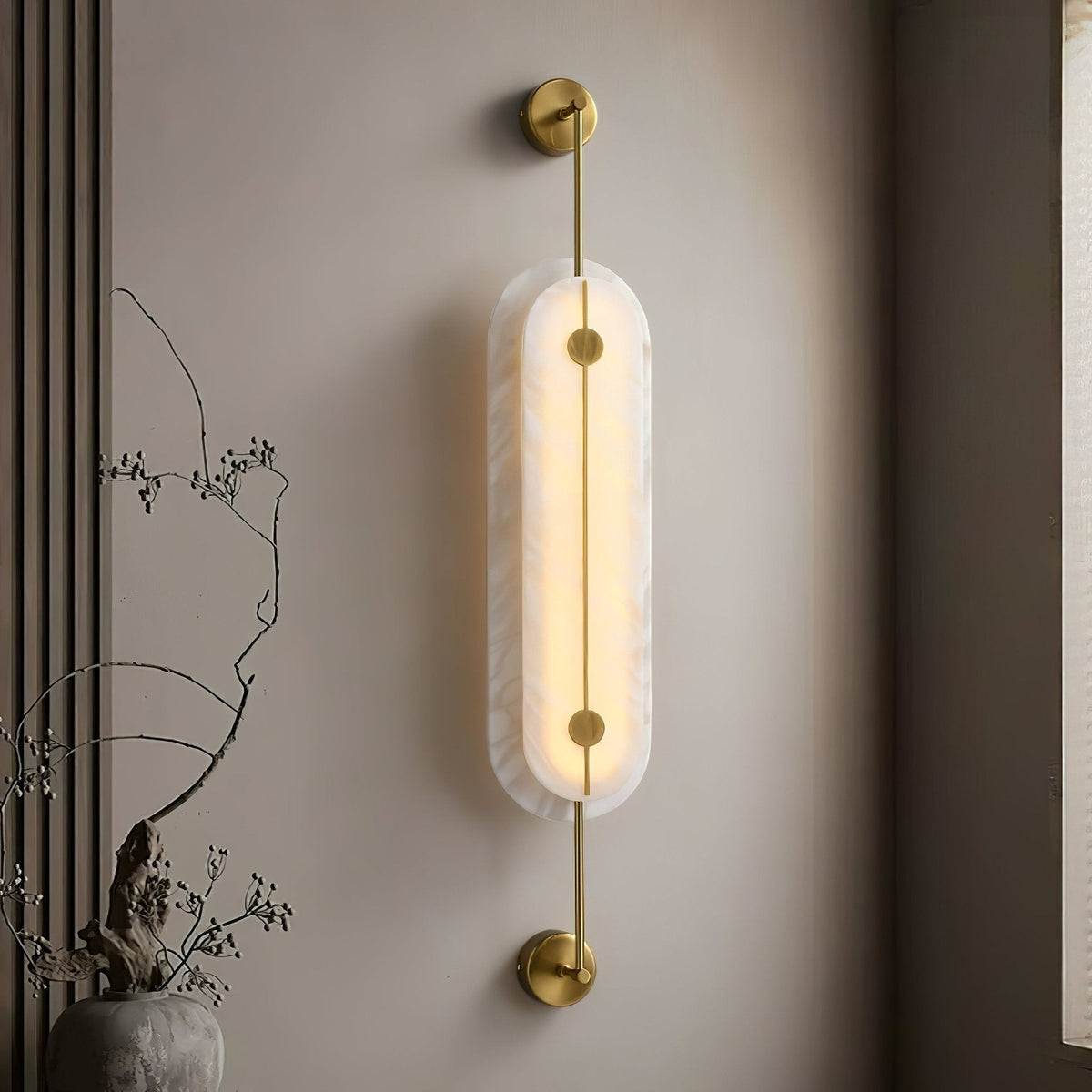 Cudorel Applique Murale Ovale en Albâtre - Neutralighting