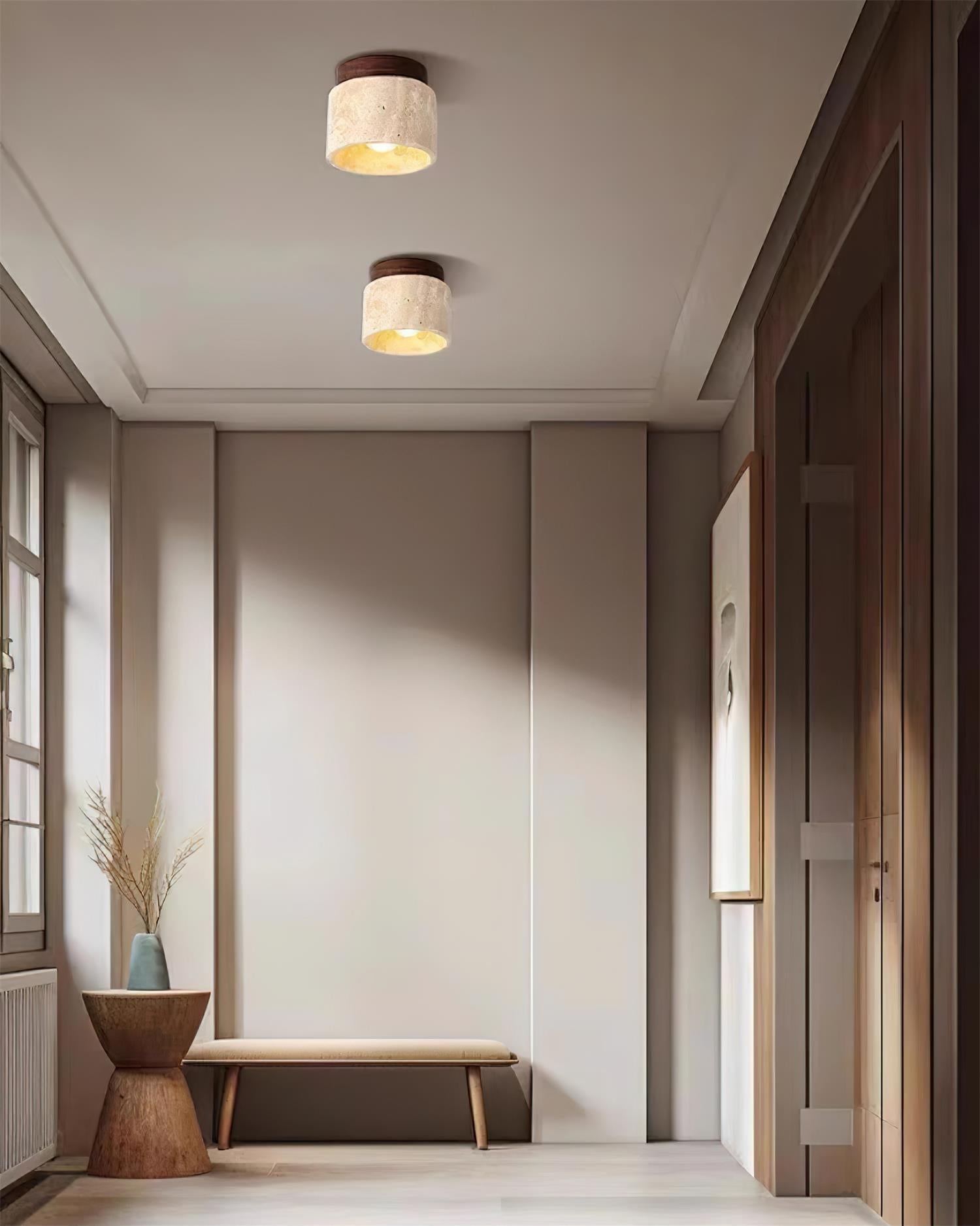 Ritta Plafonnier Pierre Travertin - Neutralighting