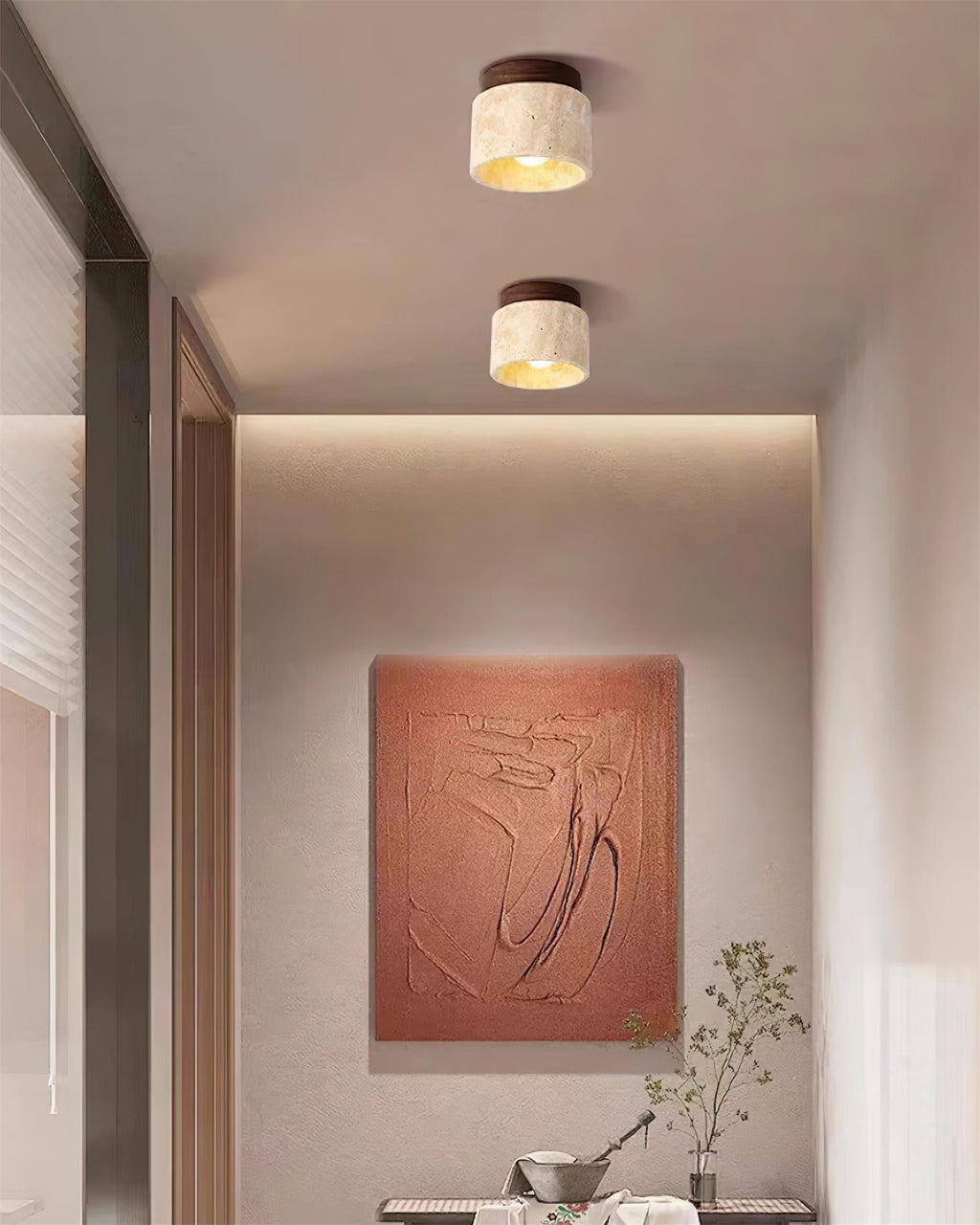 Ritta Plafonnier Pierre Travertin - Neutralighting