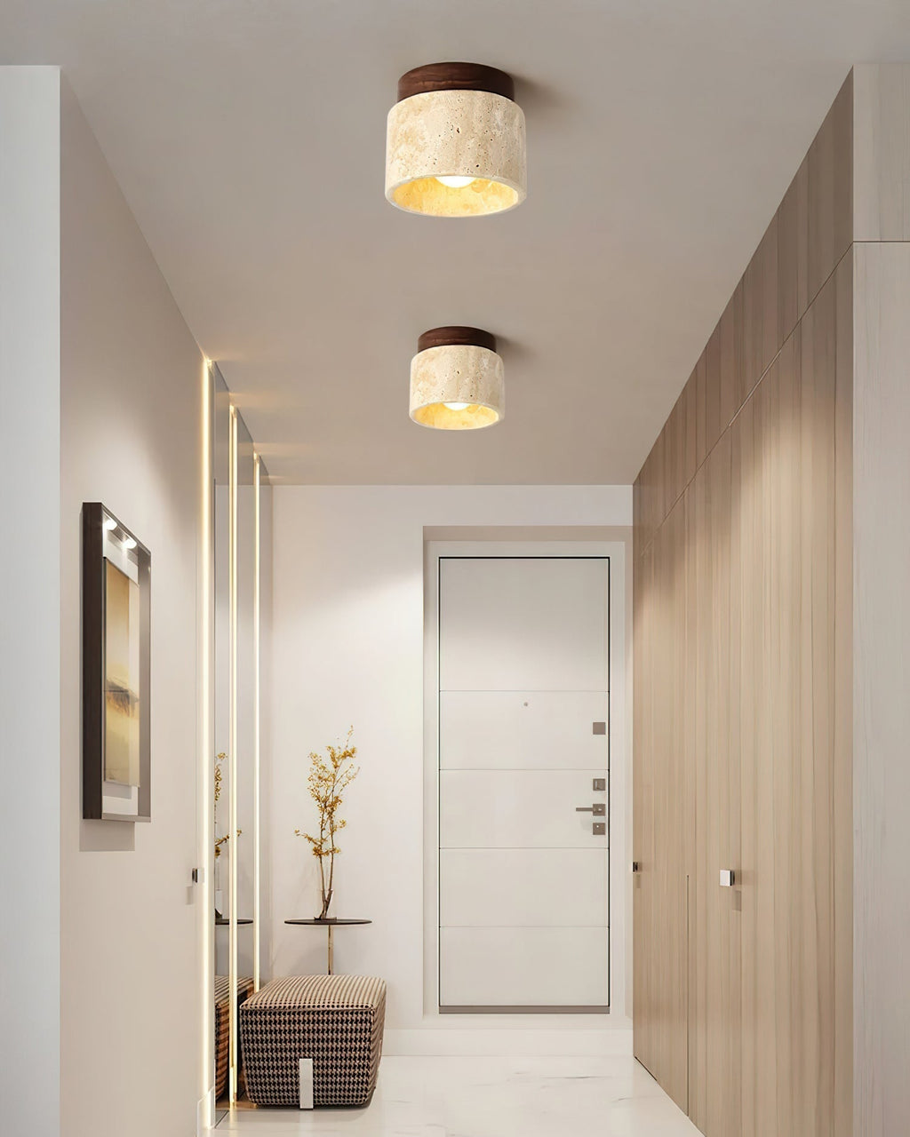 Ritta Plafonnier Pierre Travertin - Neutralighting