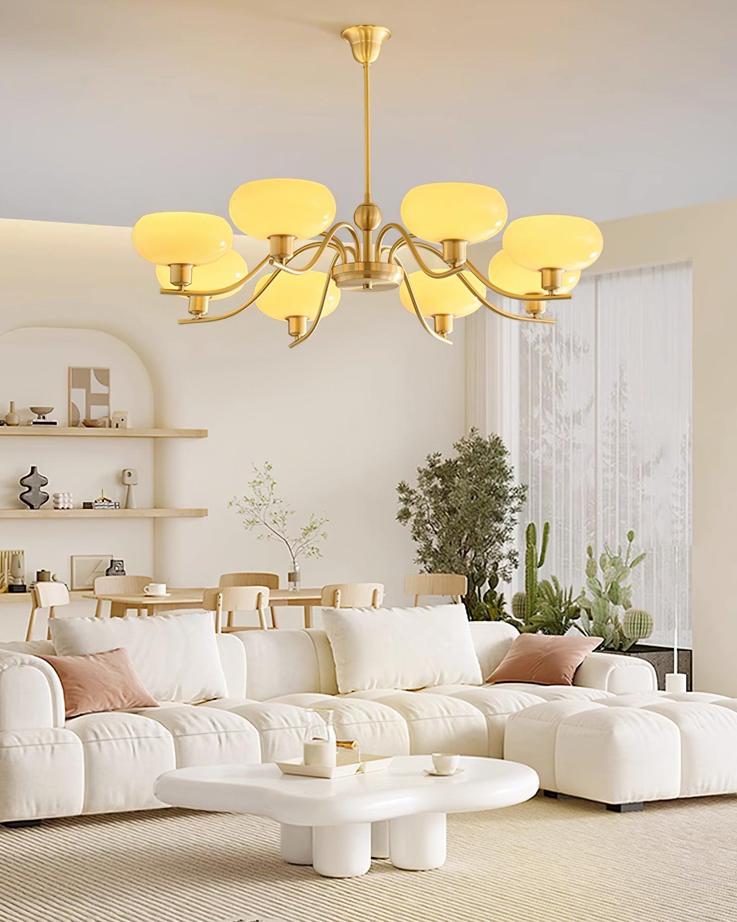 Havana Chandelier en Laiton et Verre - Neutralighting