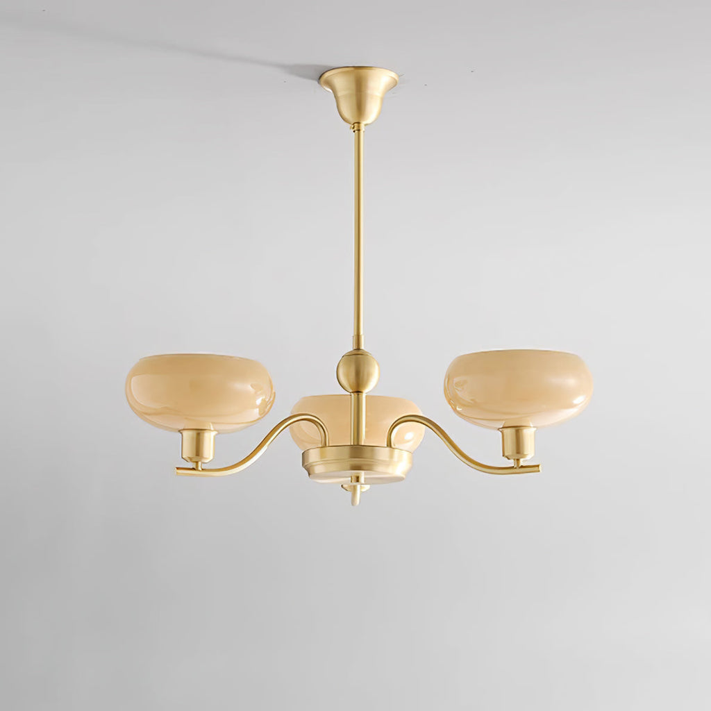 Havana Chandelier en Laiton et Verre - Neutralighting