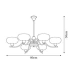 Havana Chandelier en Laiton et Verre - Neutralighting