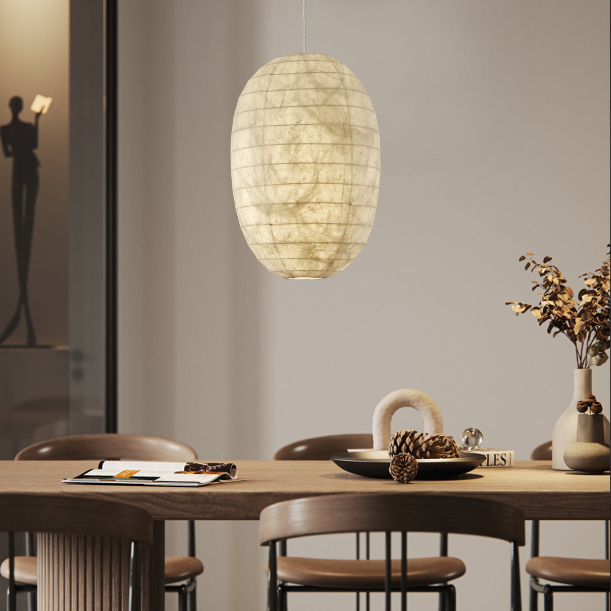 Oldoryra Lampe Pendante en Soie Rétro - Neutralighting