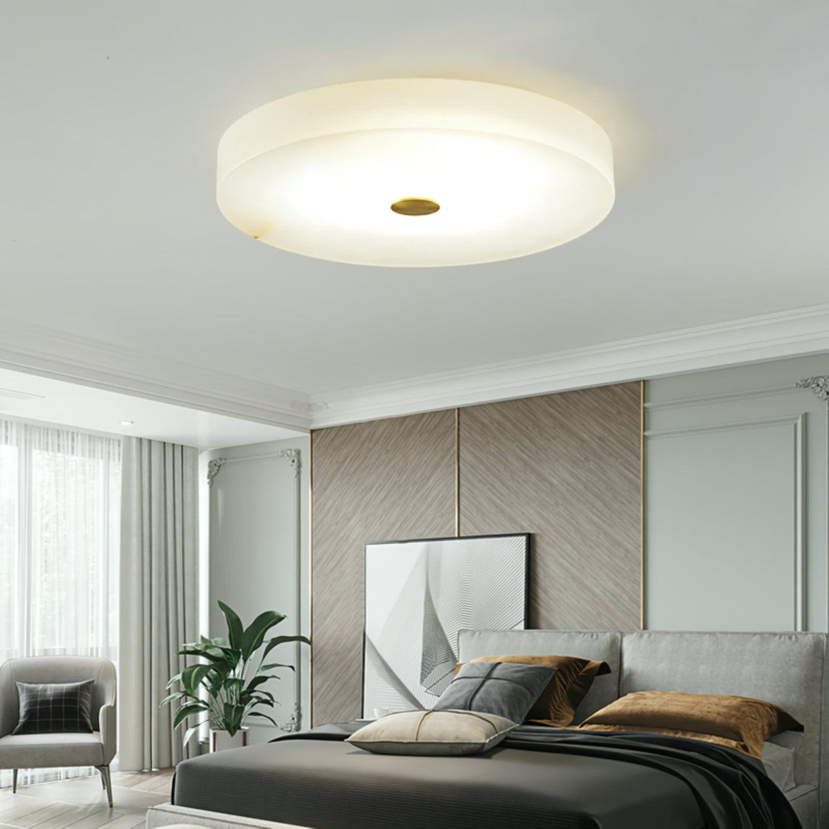 Olaean Lampe Plafonnier en Albâtre - Neutralighting