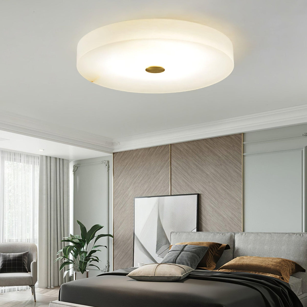 Olaean Lampe Plafonnier en Albâtre - Neutralighting