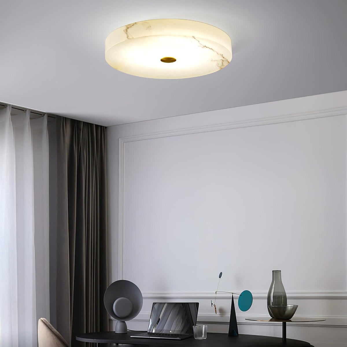 Olaean Lampe Plafonnier en Albâtre - Neutralighting