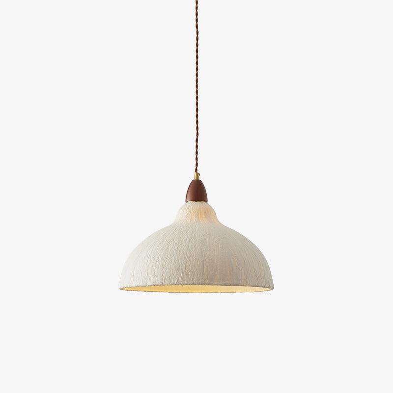 Vellara Papier & Bois Pendentif Lampe - Neutralighting