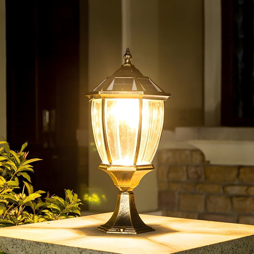 Cezoria Lampe Extérieure Solaire en Verre Unique - Neutralighting