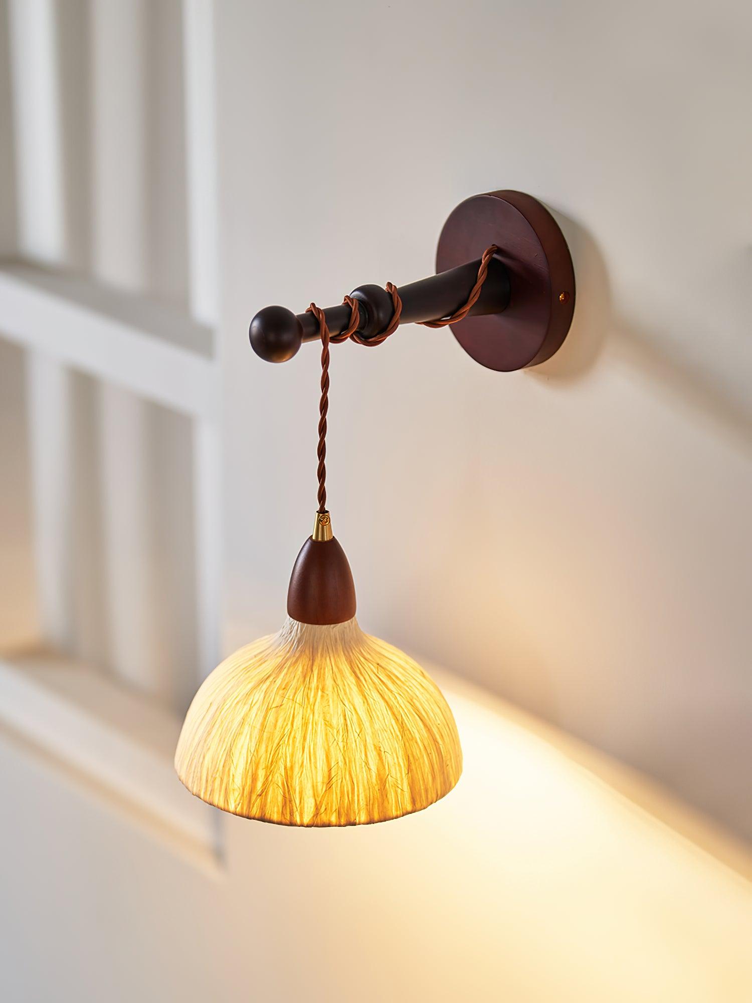 Vitheos Applique Murale en Bois Noyer Naturel Élégante - Neutralighting