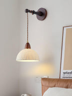 Vitheos Applique Murale en Bois Noyer Naturel Élégante - Neutralighting