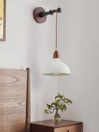 Vitheos Applique Murale en Bois Noyer Naturel Élégante - Neutralighting