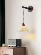 Vitheos Applique Murale en Bois Noyer Naturel Élégante - Neutralighting
