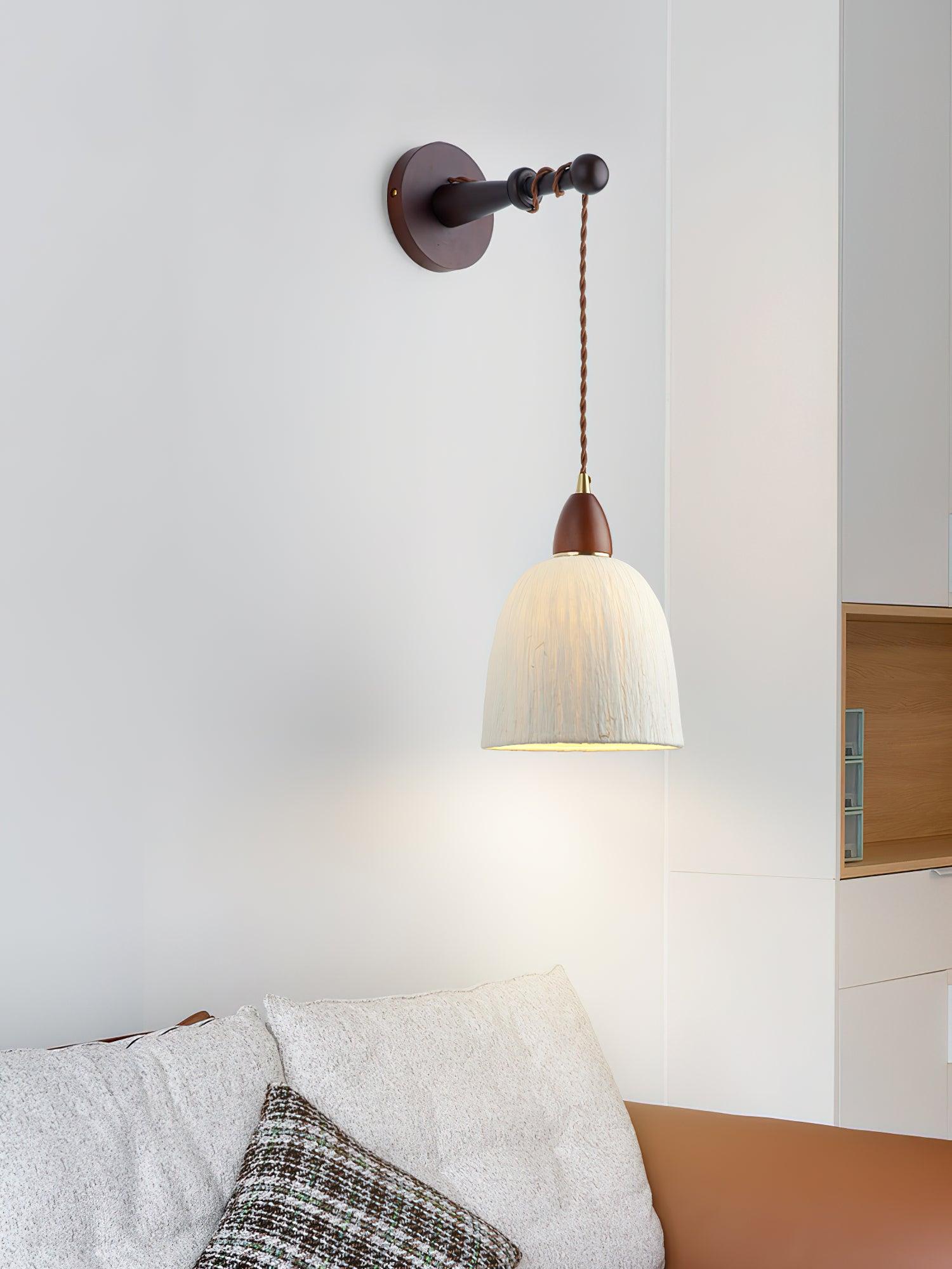 Vitheos Applique Murale en Bois Noyer Naturel Élégante - Neutralighting