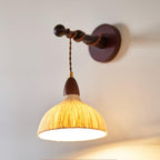 Vitheos Applique Murale en Bois Noyer Naturel Élégante - Neutralighting