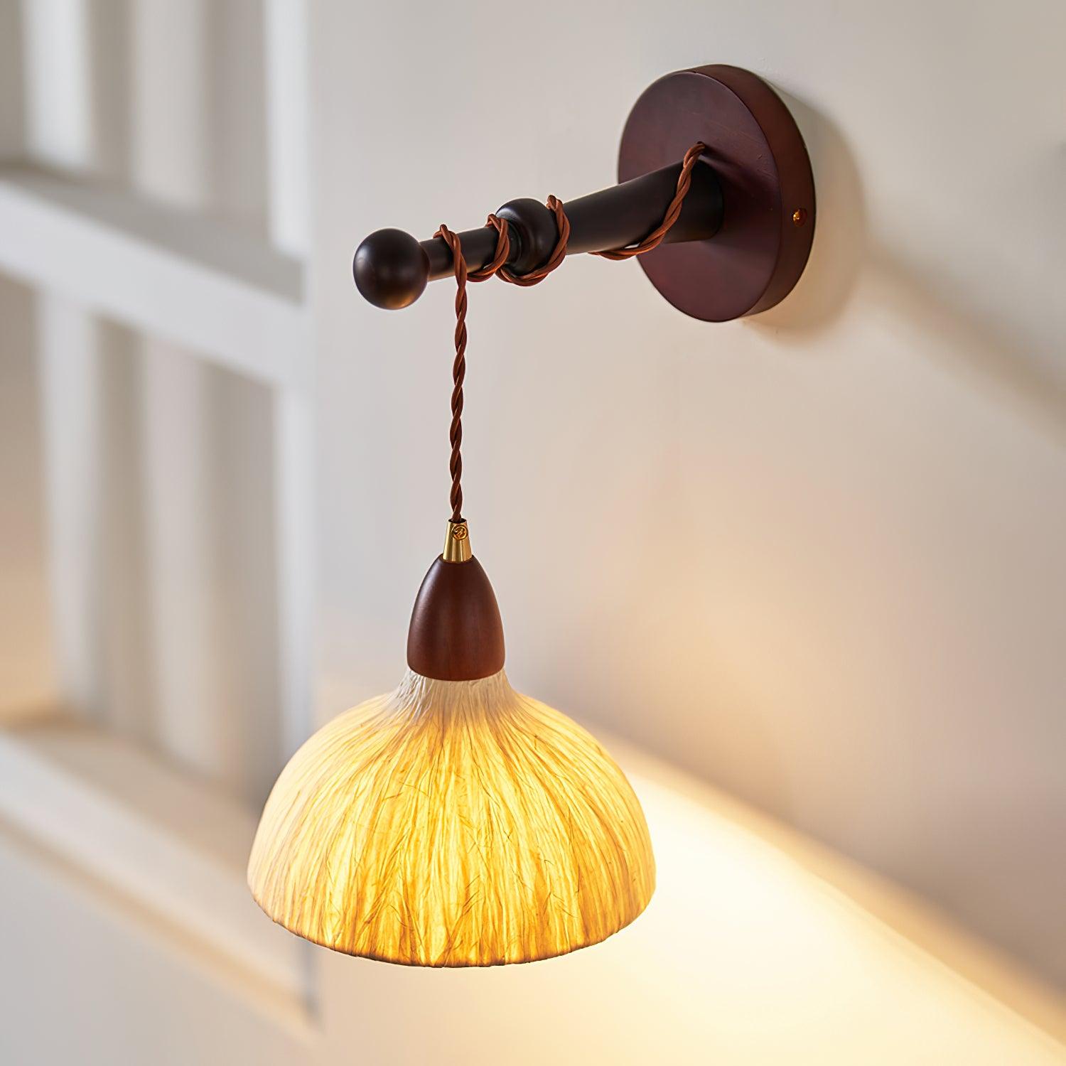 Vitheos Applique Murale en Bois Noyer Naturel Élégante - Neutralighting