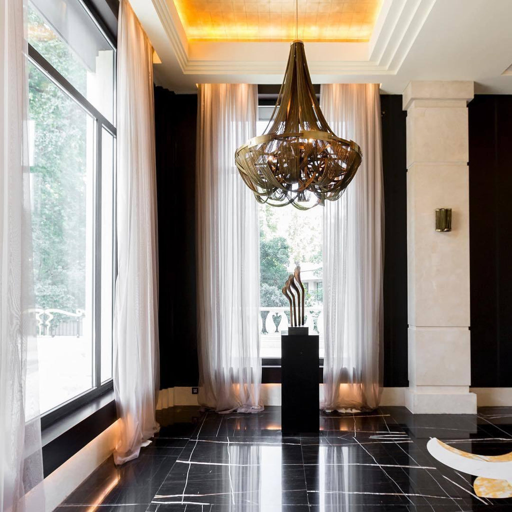Solara Chandelier Gland Chaîne en Aluminium - Neutralighting
