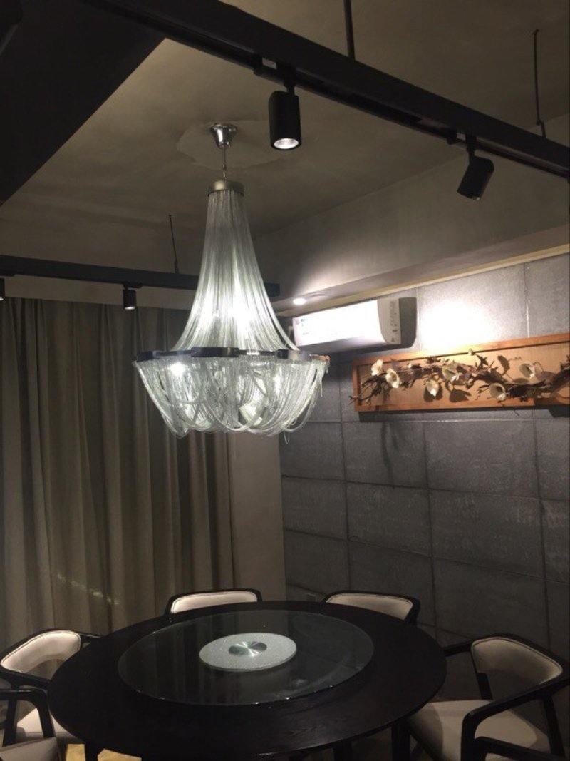 Solara Chandelier Gland Chaîne en Aluminium - Neutralighting