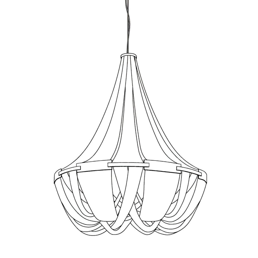 Solara Chandelier Gland Chaîne en Aluminium - Neutralighting