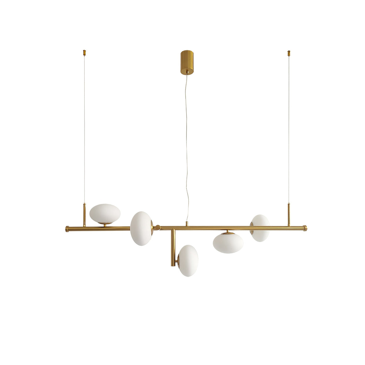 Balance Chandelier en Verre Moderne - Neutralighting