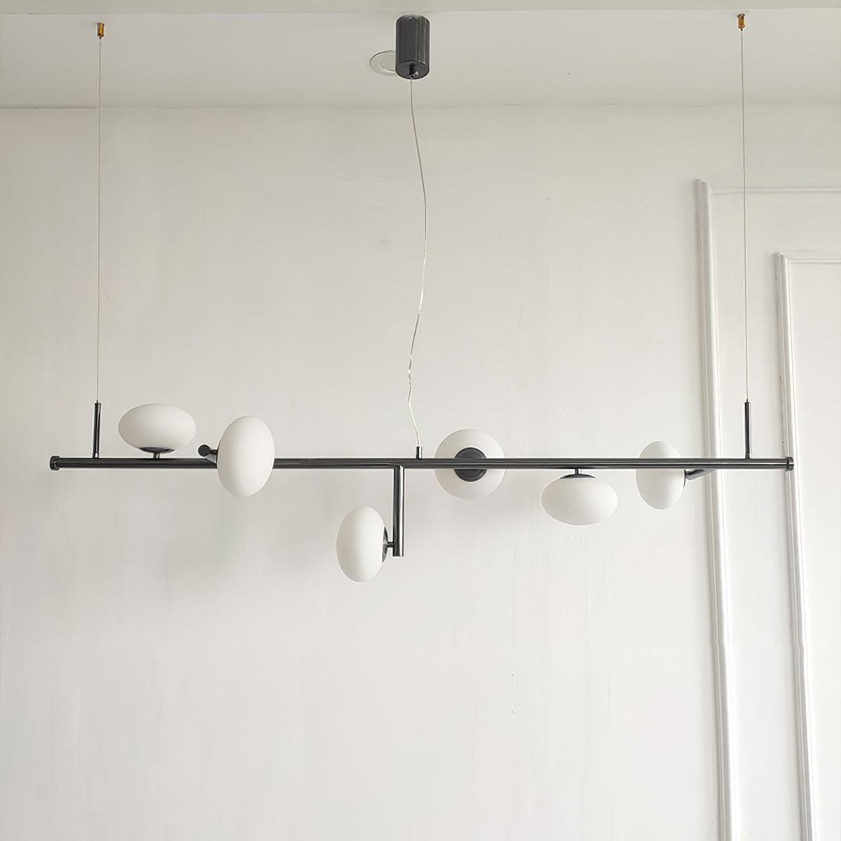 Balance Chandelier en Verre Moderne - Neutralighting