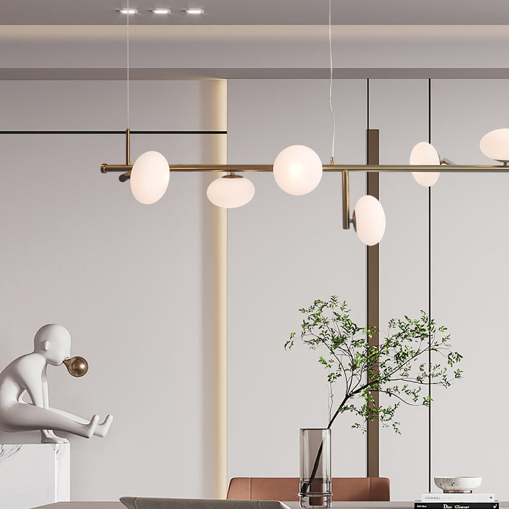 Balance Chandelier en Verre Moderne - Neutralighting