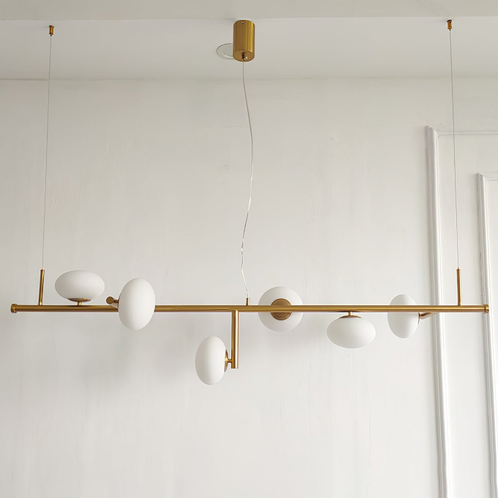 Balance Chandelier en Verre Moderne - Neutralighting