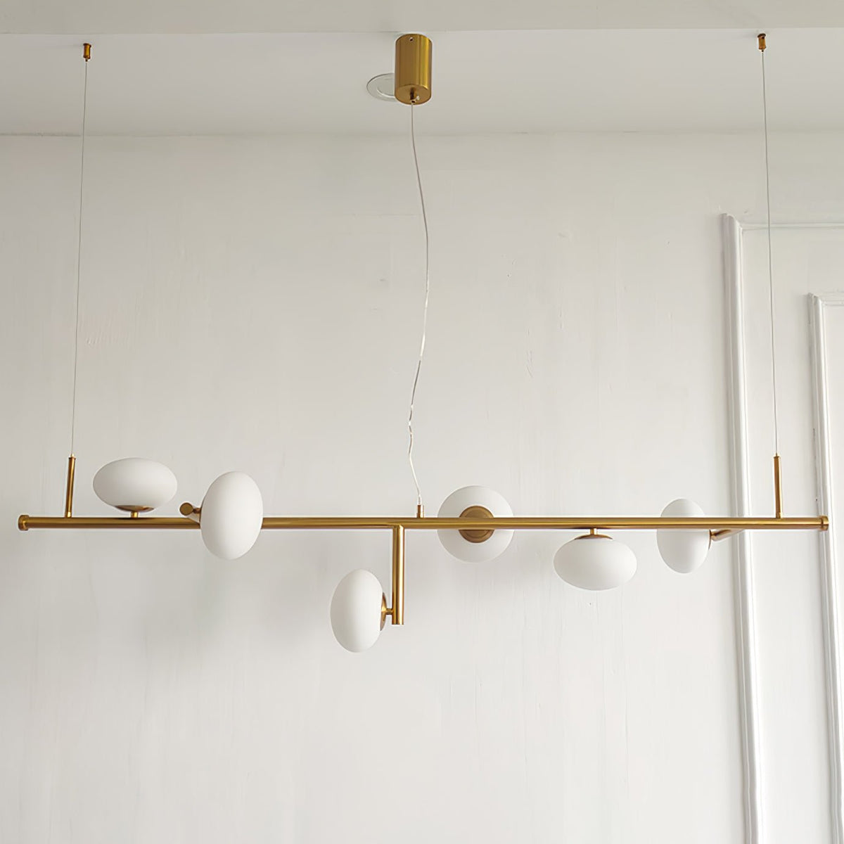 Balance Chandelier en Verre Moderne - Neutralighting