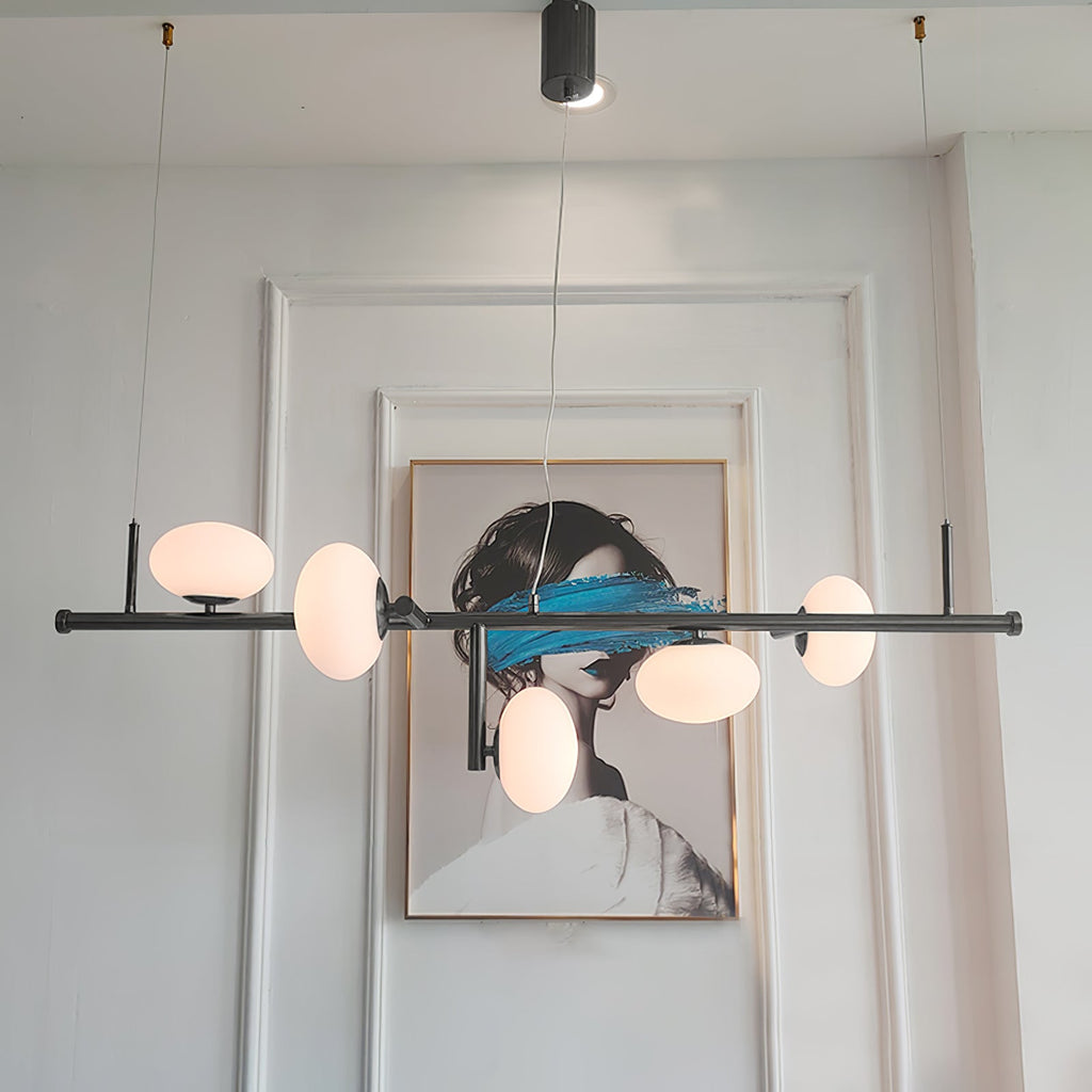 Balance Chandelier en Verre Moderne - Neutralighting