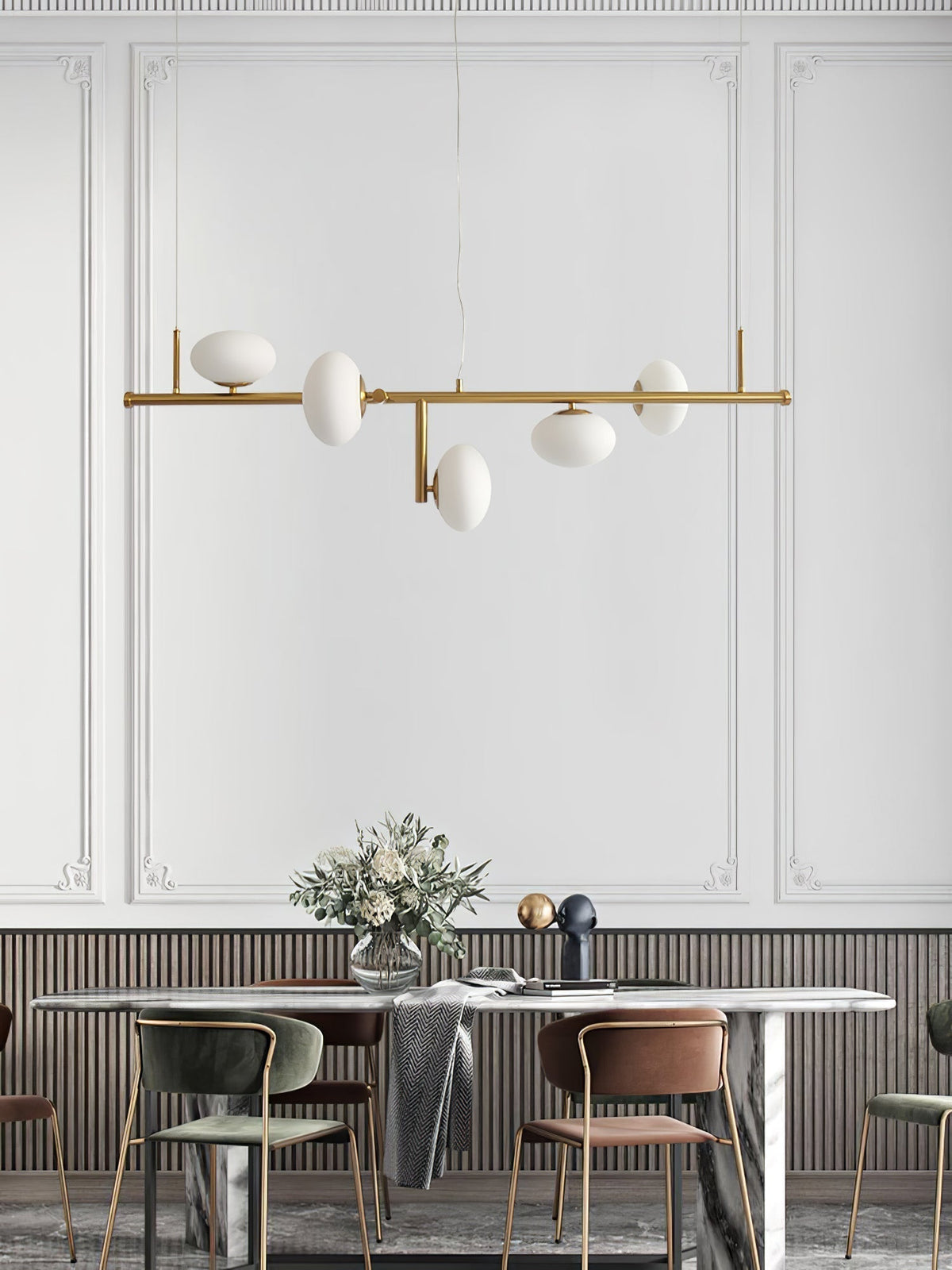 Balance Chandelier en Verre Moderne - Neutralighting
