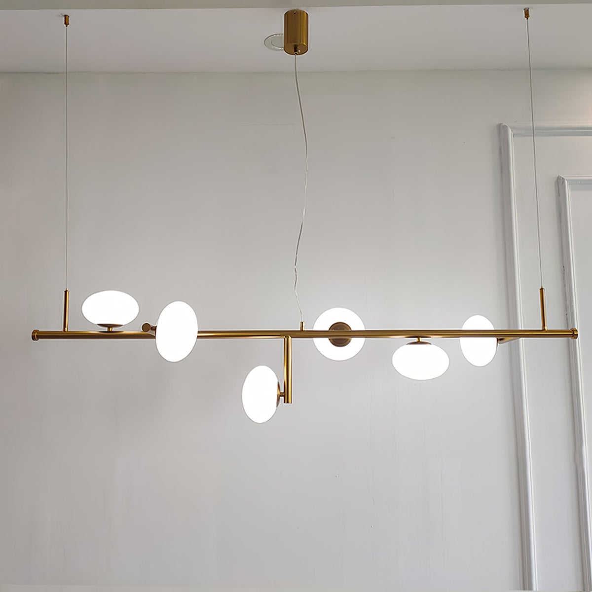 Balance Chandelier en Verre Moderne - Neutralighting