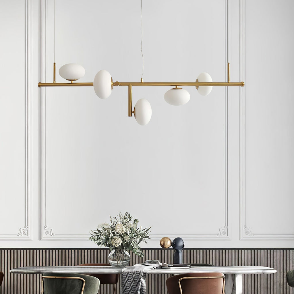 Balance Chandelier en Verre Moderne - Neutralighting