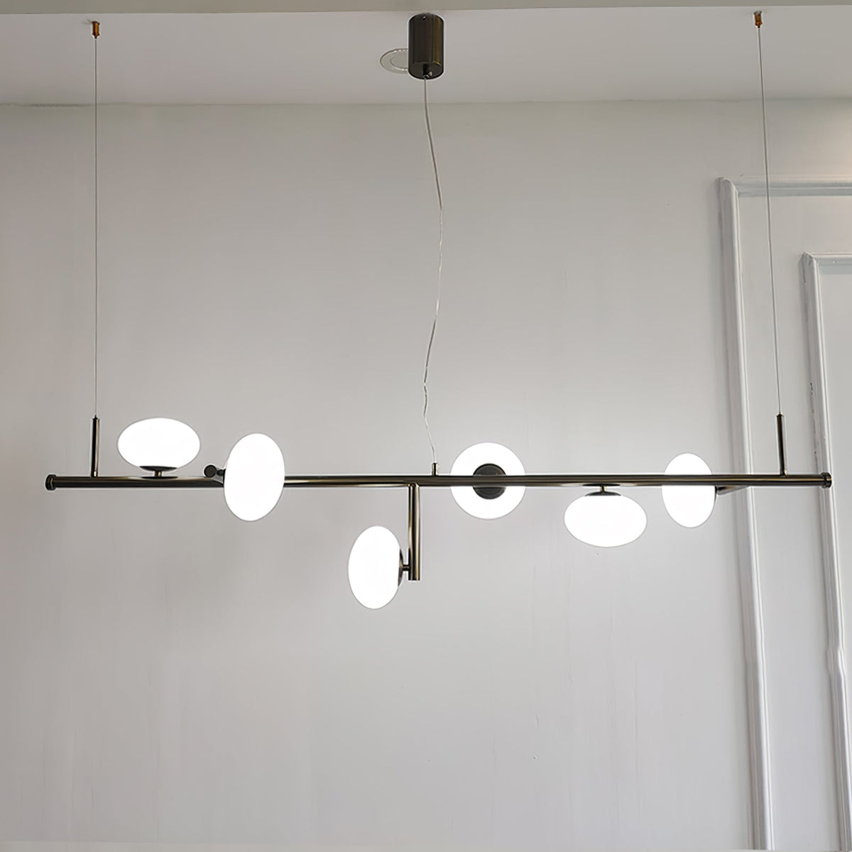 Balance Chandelier en Verre Moderne - Neutralighting