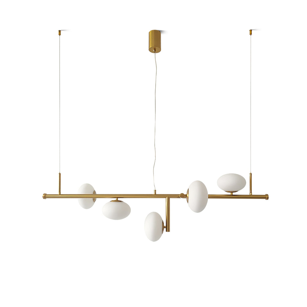 Balance Chandelier en Verre Moderne - Neutralighting