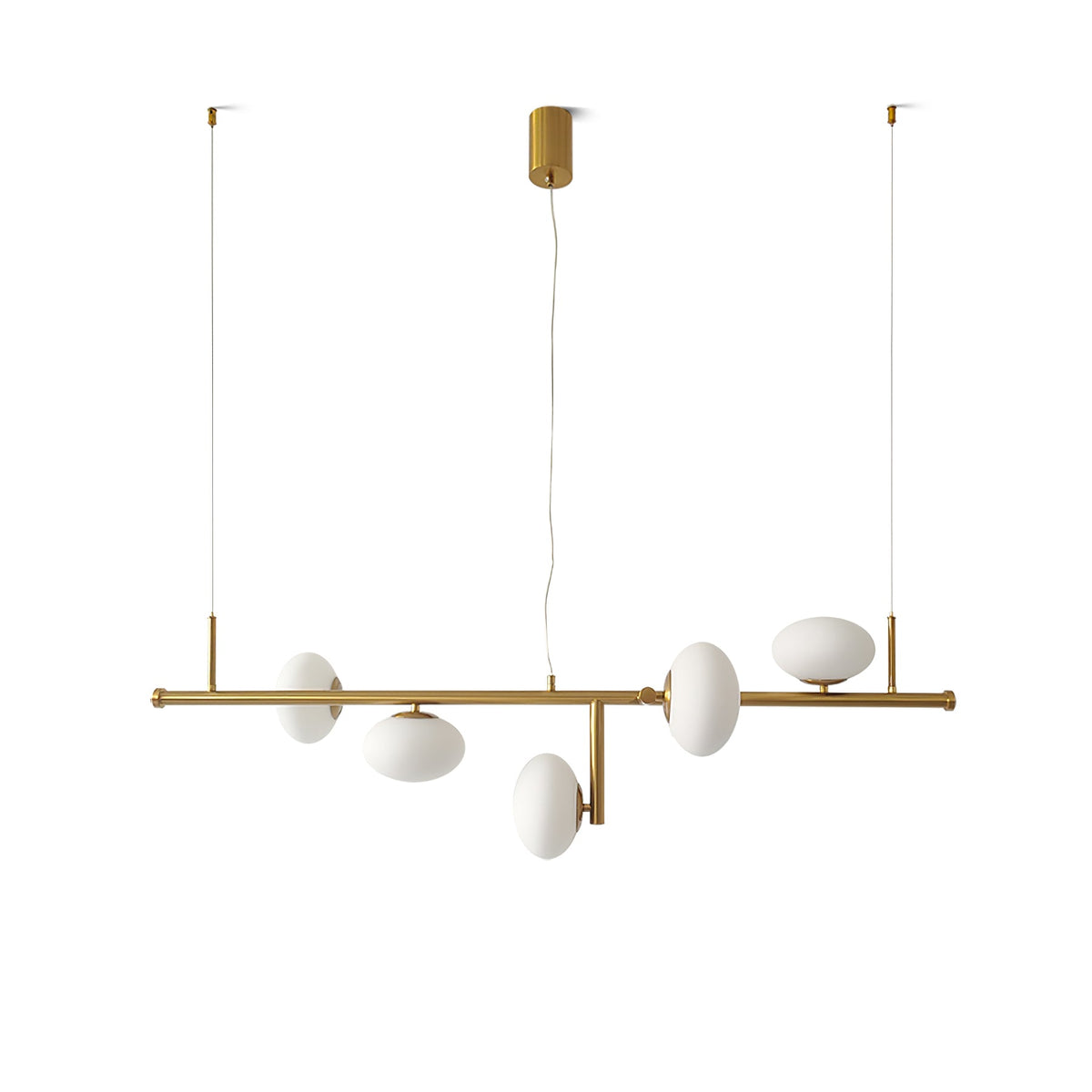 Balance Chandelier en Verre Moderne - Neutralighting